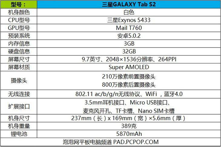 薄到没朋友 三星galaxy tab s2平板评测 